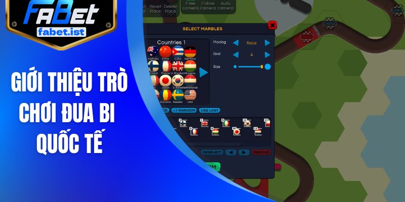 Giới thiệu trò chơi Đua Bi Quốc Tế