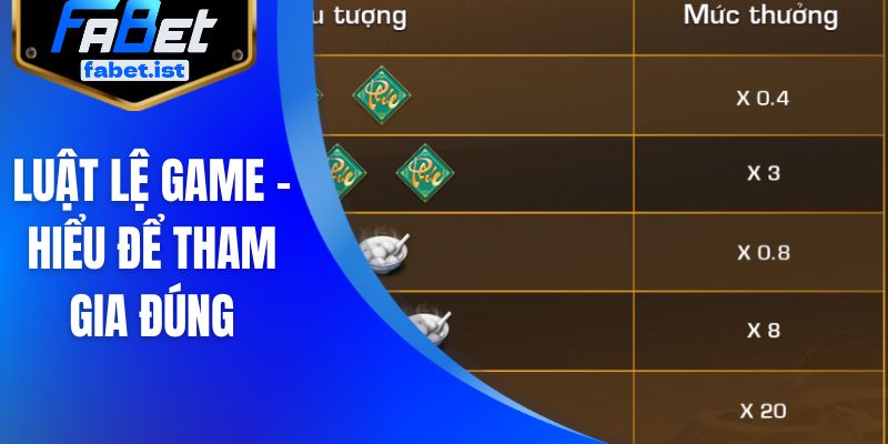 Luật lệ game - hiểu để tham gia đúng