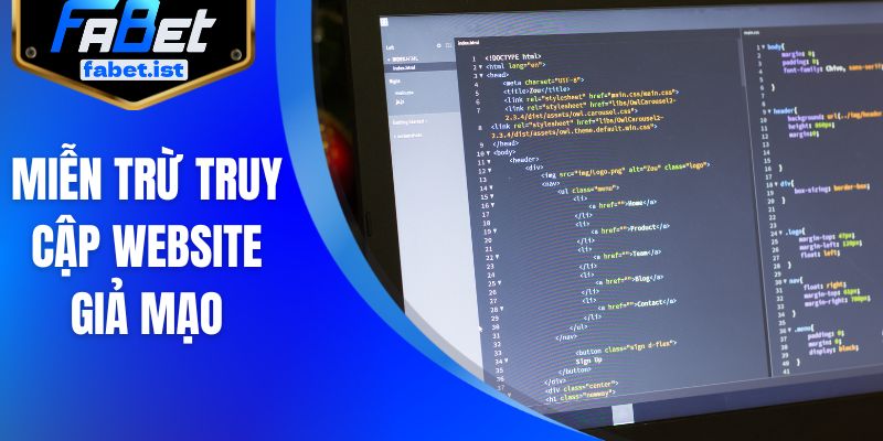 Miễn trừ truy cập website giả mạo
