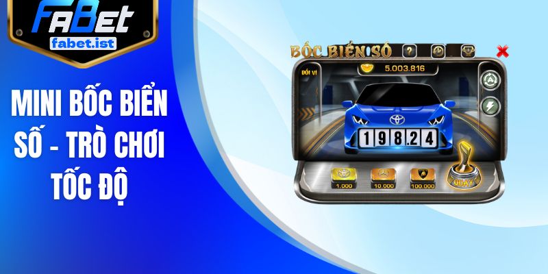 Mini Bốc Biển Số