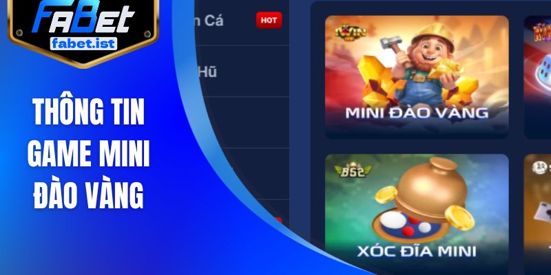 Thông tin game mini đào vàng